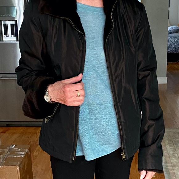 COPY - REVERSIBLE WATER REPELLENT SHEARD MINK FUR COAT, from NEIMAN MARCUS - Picture 3 of 11